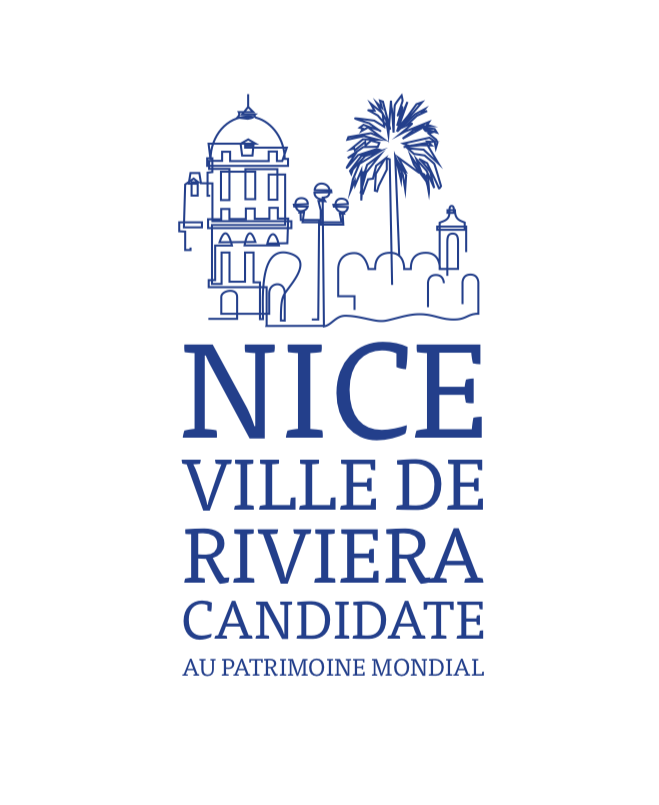 Nice-Ville de Riviera Logo Dossier de Presse candidature Patrimoine mondial de l'Unesco